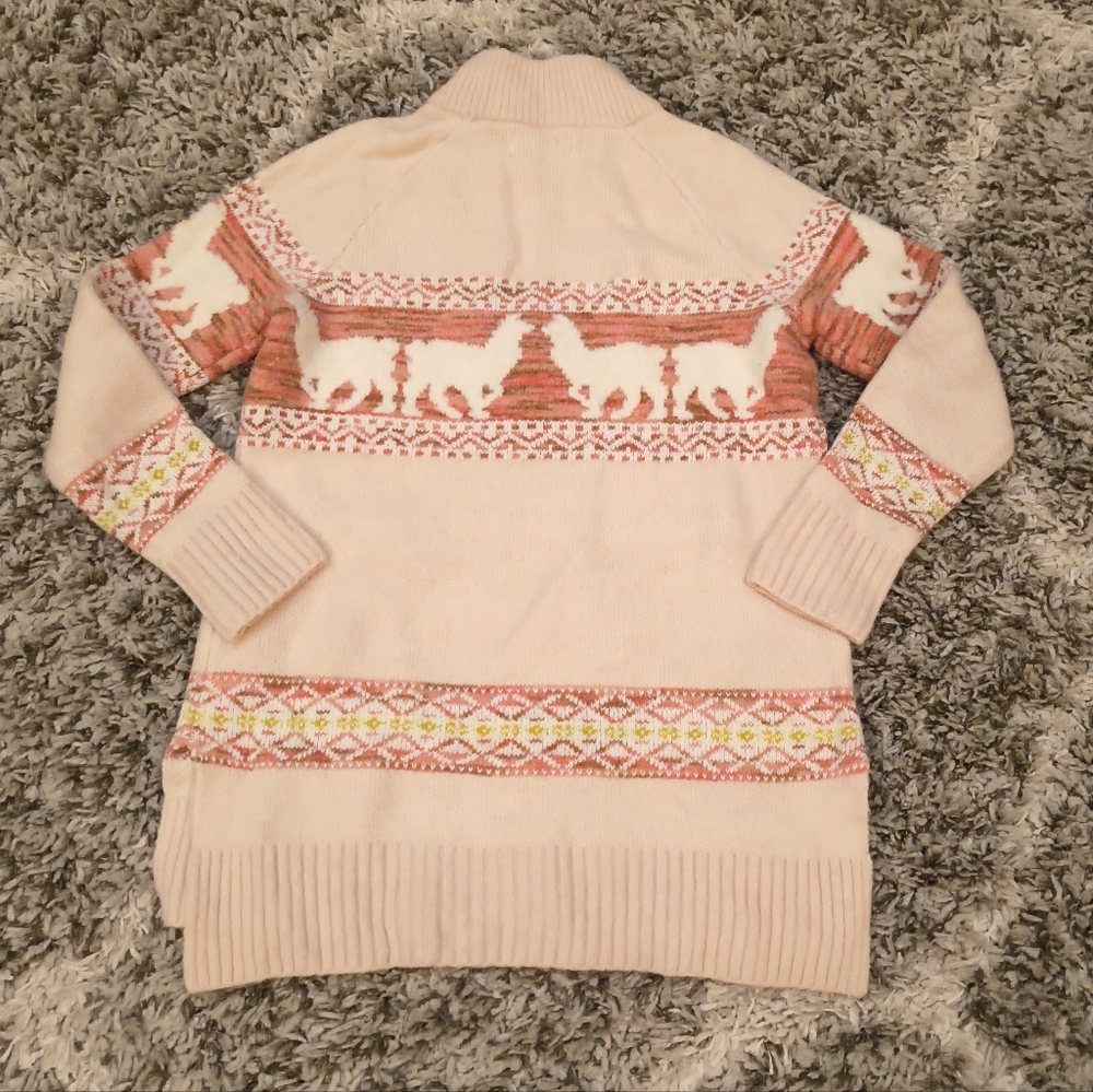 Anthropologie Aimee Pommed Alpaca Sweater llama Pom Pom Size XS - Picture 3 of 5